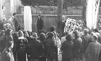 Innaugurazione della stele