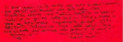 Stralcio delle lettere