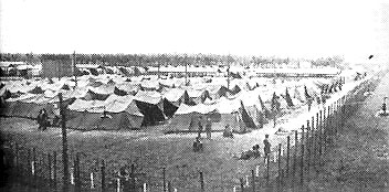 Fossoli, il campo attendato. Estate 1942.