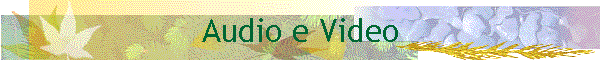 Audio e Video