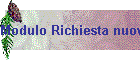 Modulo Richiesta nuovi Soci