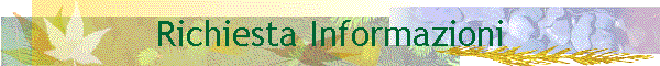 Richiesta Informazioni